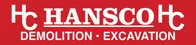 Hansco, Inc. Demolition & Excavation logo