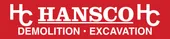 Hansco, Inc. Demolition & Excavation logo